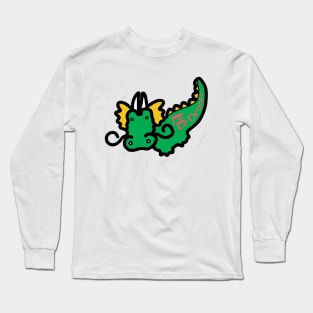 Chinese Zodiac Dragon Doodle Art Long Sleeve T-Shirt